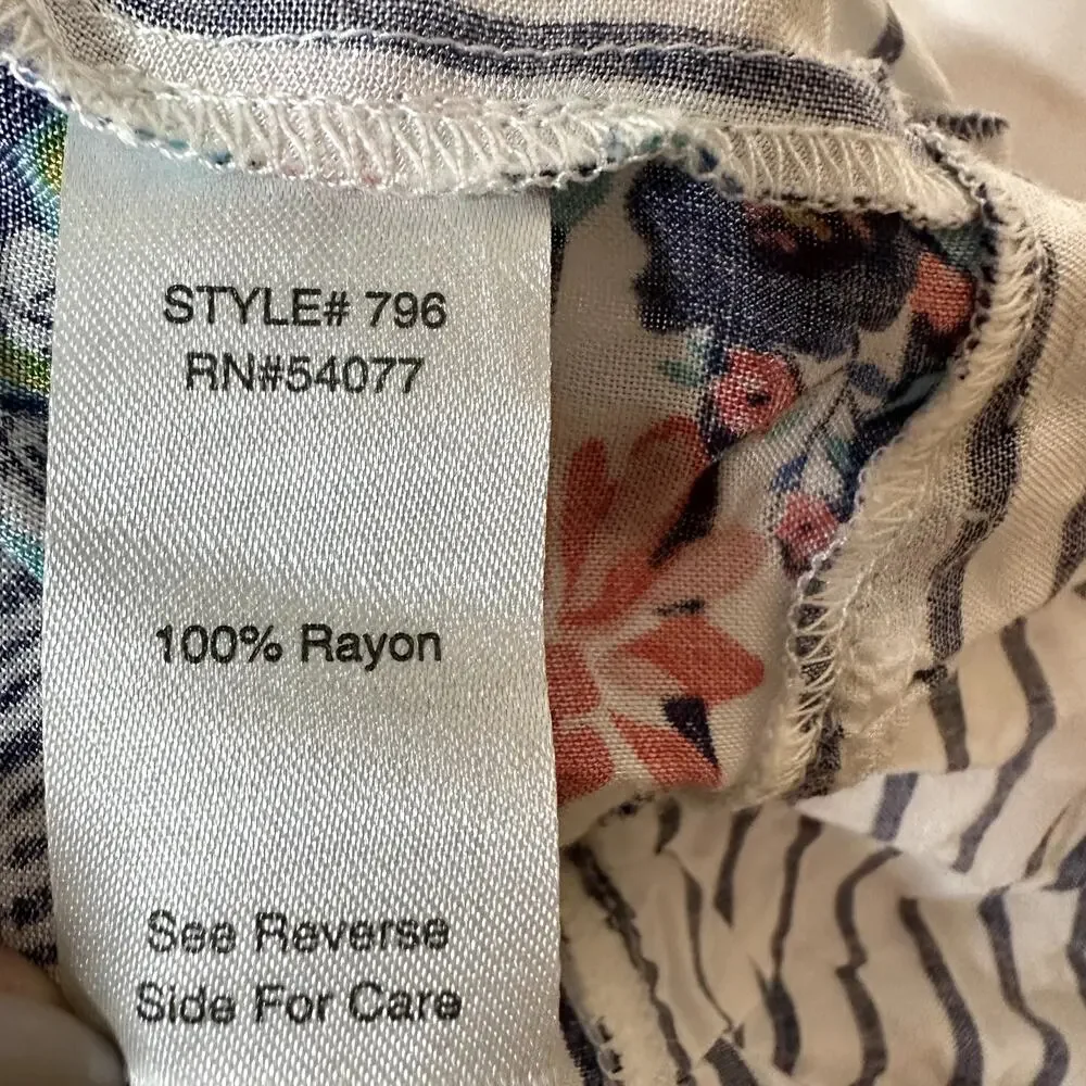 CAbi floral striped